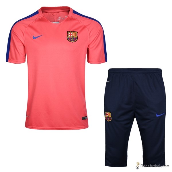 Camiseta Entrenamiento Barcelona Conjunto Completo 2016/17 Rosa